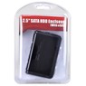 2.5" USB 2.0 External SATA HDD Enclosure (Black) - Supports up to 3TB